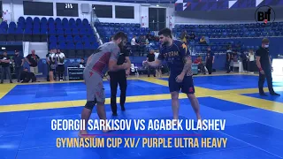 Ulashev vs SARKISOV (GYMNASIUM CUP XV/ NO-GI PURPLE ULTRA HEAVY)