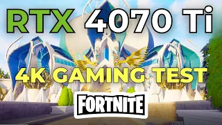 RTX 4070 Ti 4K Gaming Test - Fortnite