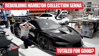 I FOUND THE HAMILTON COLLECTION CRASHED MCLAREN SENNA!!!