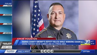 Harris County sheriff's deputy killed while working crash on Grand Parkway
