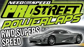 (OUTDATED!) FASTEST RWD SUPER CARS ON SPEED CHALLENGES ★ NFS Pro Street (RPM changed to 10.000)