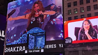 Shakira Concert LIVE in Times Square in New York City!