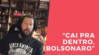 A resposta de Bolsonaro é a de quem não tem o que dizer e acusou o golpe