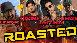 RAPPERS ROASTED 🤣 @Raftaar @Emiwaybantai  @NaezyTV @Divine //STAR95YT