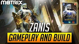 ZANIS GAMEPLAY AND BUILD (November Update) as Jungle/Assasin | AoV | 傳說對決 | RoV | Liên Quân Mobile