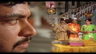 Ramakrishna Steals Golds and Diamonds In Front Of Police Simha | Chellida Raktha Kannada Comedy