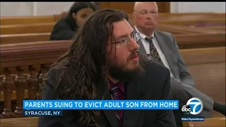 Judge orders 30-year-old son to leave parents' home after they sued him
