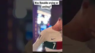 Christiano Ronaldo: smiling or crying? Portugal loss over Marocco #worldcup2022 #pialadunia