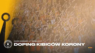 DOPING KIBICÓW KORONY na meczu Puszcza Niepołomice - Korona Kielce 1:1 (29.04.2024 r.)