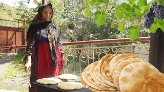 DAGESTAN remote village life. 100 YEARS OLD grandmas dancing and making traditional food