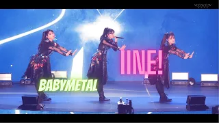 BABYMETAL - Iine Live at Pia Arena MM Clear Night | 4k HD with Lyrics