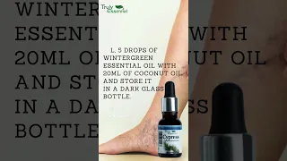 Varicose veins relief using Essential Oils