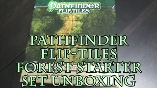 Pathfinder Flip-Tiles Forest Starter Set Unboxing