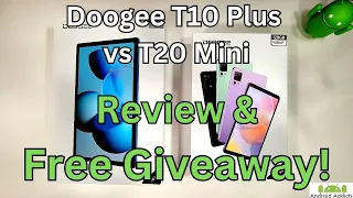 Doogee T10 Plus vs T20 Mini Review & Free Giveaway!