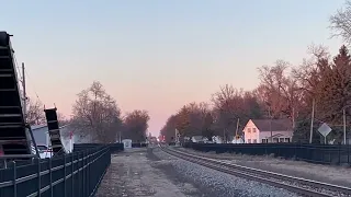 Amtrak 21 passing Auburn, Illinois!