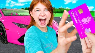 I STOLE Brianna’s Credit Card for 24 HOURS! *EXPENSIVE*