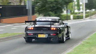 BEST OF Mazda RX-7 (FD3S) Rotary Sound Compilation - Epic Turbo Sound, Revs, Powerslides Etc!!