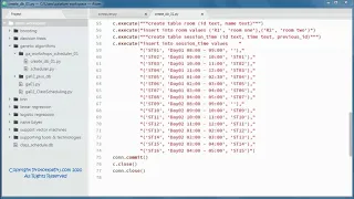 workshops/conference scheduling (01) + genetic algorithms (05) + python prototype project