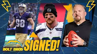 Los Angeles Chargers Sign Will Dissly | BOLT BROS | NFL Free Agency