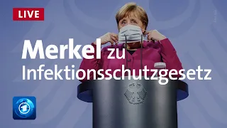 Statement von Bundeskanzlerin Merkel zum Infektionsschutzgesetz