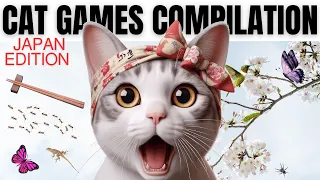 Cat Games Compilation | 🇯🇵 Japan Edition 🇯🇵 | Show for Cats | 2 HOURS