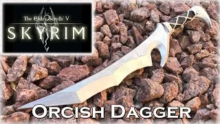 SKYRIM - Orcish Dagger Metal casting - ALUMINUM BEER CANS TO DAGGER