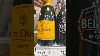 Expensive Champaign Veuve Clicquot