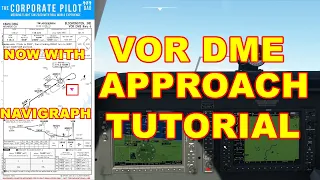 VOR DME Approach - With NAVIGRAPH - FS2020 - PC and XBOX