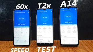 Narzo 60x 5G vs ViVo T2x 5G vs Galaxy A14 5G Speed Test with Gaming || AnTuTu