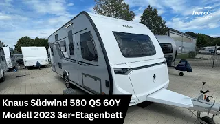 Knaus Südwind 580 QS 60Y Modell 2023 3-er Etagenbett