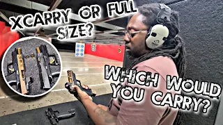 Sig Sauer P320 Full Size VS Sig Sauer P320 Spectre Xcarry Gold | Which would you EDC?