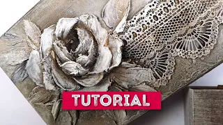Tutorial - Anemone on Lace with Pasta Scultura by Donatella Russo
