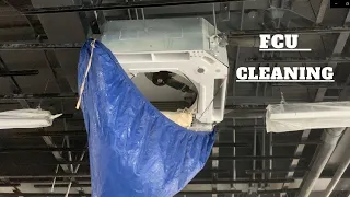 FCU VRV cleaning processing and air blower used