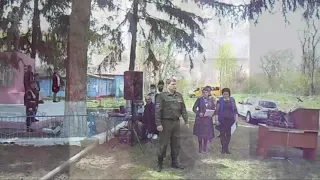 Перезахоронение останков советских воинов в с. Гламаздино Курской области