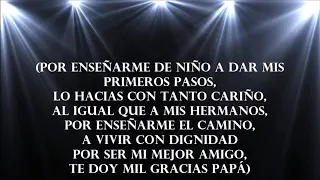 Los Originales De San Juan -  Mil gracias Papá (Letra) para el día del padre