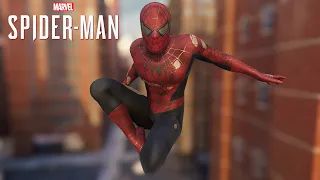 Spider-Man PC - 2004 Spider-Man 2 Movie Damaged Suit MOD Free Roam Gameplay!