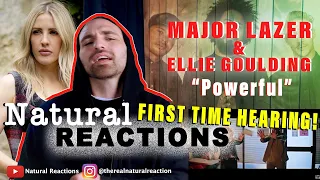 Major Lazer & Ellie Goulding - Powerful (feat. Tarrus Riley) (Official Music Video) REACTION