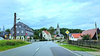 4k Driving in Germany 🇩🇪 ( Dürrhennersdorf ) One Of The Most Beautiful Village in Germany | 4k60fps