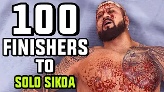 WWE 2K24 - 100 Finishers To Solo Sikoa!