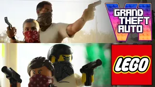 GTA 6 TRAILER IN LEGO | COMPARISON