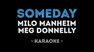 Milo Manheim, Meg Donnelly - Someday (Karaoke)