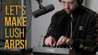 How to create LUSH ARPS (feat Moog Mother-32) | Tutorial