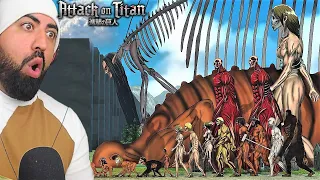 Attack On Titan the SIZE COMPARISON