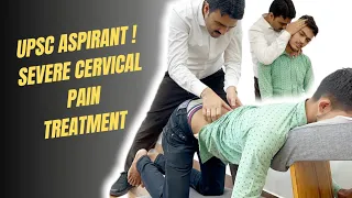 Severe cervical pain treatment without any medicine and surgery | Dr. Harish Grover