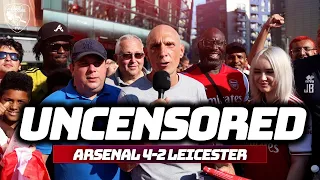 JESUS GOAL WAS SENSATIONAL BUT WE HAVE TO TIGHTEN UP THE DEFENCE! Arsenal 4-2 Leicester UNCENSORED