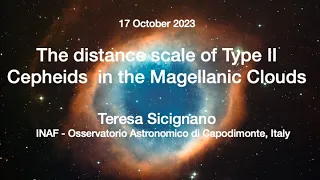 Talk 11/2 - Teresa Sicignano - The distance scale of Type II Cepheids  in the Magellanic Clouds