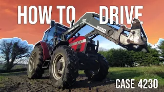 How to Drive a CASE IH 4230 Tractor