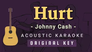 Hurt - Johnny Cash [Acoustic Karaoke]