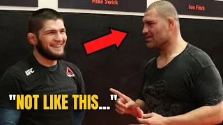 Khabib Nurmaogomedov COACHES Cain Velasquez