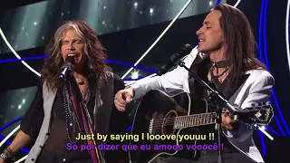 Steven Tyler e Nuno -  More than words (Legendado En Br Subtitle). Acústico unplugged